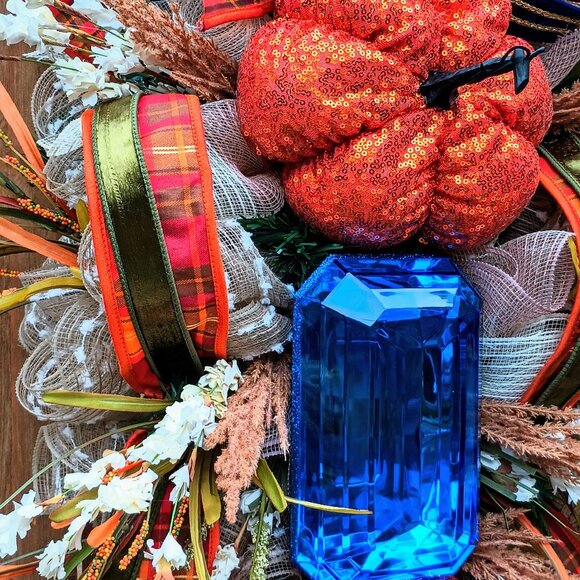 Fall Wreath, Fall Door Decor, Wreath For Fall, Fall Decoration, Autumn Wreath - Picture 5 of 10